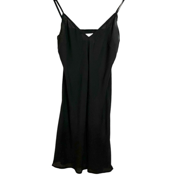 Cleobella Dresses & Skirts - Cleobella Black Strappy Mini Slip Dress Size XS Vampy Minimalist Neutal